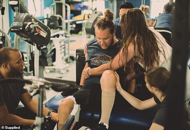 'My focus was on physical rehabilitation.  “I wanted to prove the doctors wrong, that's what I knew how to do: fight and work hard and put all that effort into it,” he said.