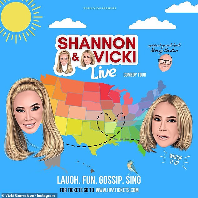 Shannon announced that she would be going on a comedy tour with Vicki