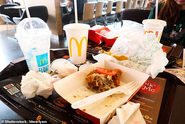 Hundreds of people gathered on social media to criticize the restaurant.  Some said they waited more than 45 minutes for their food, while others said the store was not worth visiting (stock image of a McDonalds)