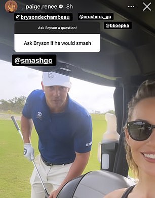 “No, Brooks (Koepka) and I are friends now,” the 30-year-old one-time major champion replied, referring to Koepka's LIV Golf team