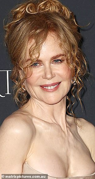 Nicole Kidman looked very different than she did more than twenty years ago when she returned to the cinema she opened 27 years ago