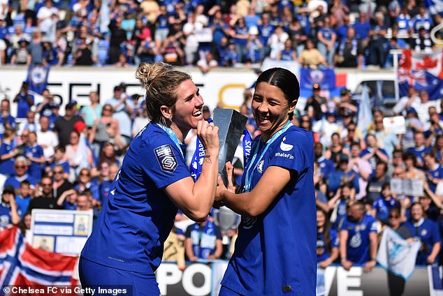 Chelsea duo Millie Bright and Sam Kerr were also among the top 11 of the year