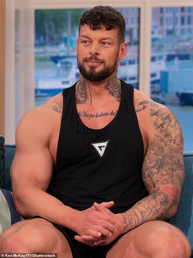 However, in a statement to MailOnline, Jamie said he has not taken performance-enhancing drugs for more than a year (pictured on This Morning in May 2023)