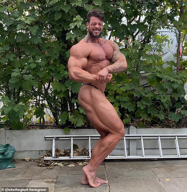 The ex-professional bodybuilder reportedly boasted about his 'phenomenal gains' in online videos, one of which was captioned: 'Take this and you'll get big'