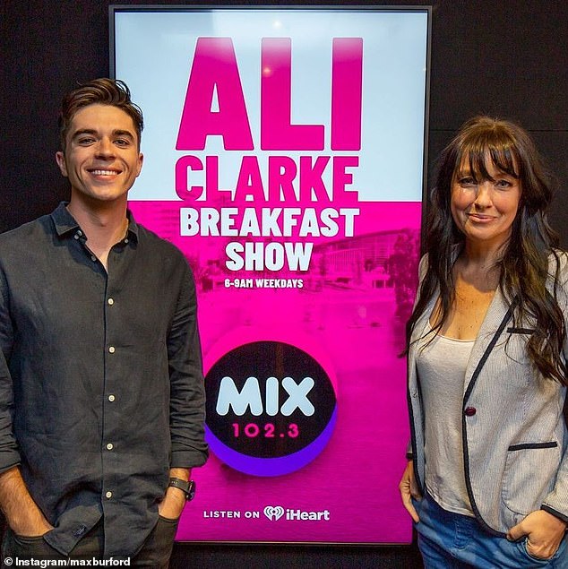 Until the new year, the struggling Mix 102.3 program was known as The Ali Clarke Breakfast Show, with presenter Clarke and Max Burford alongside Eddie Bannon and Lowe.  But last week, listeners learned that the show's name had been changed to The Max and Ali Show