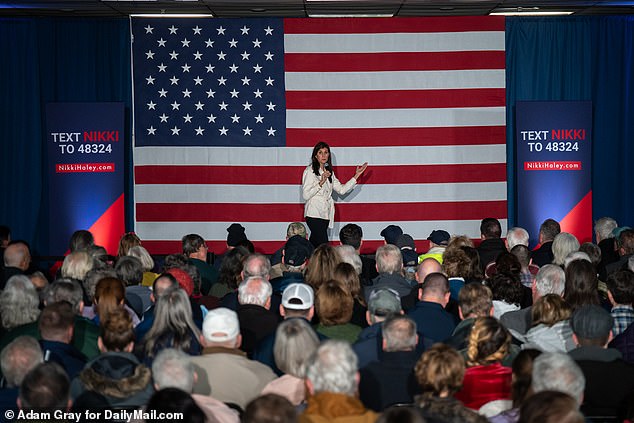 Ross was in the crowd to watch Nikki Haley in Rochester on Wednesday night.  She said she was “persuasive and smart as a whip.”  She plans to vote for the former South Carolina governor