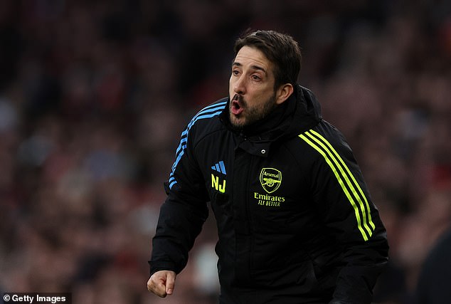 He also praised Arsenal coach Nicolas Jover, who entered the technical area in Arteta's place during the match to watch set pieces during the match.