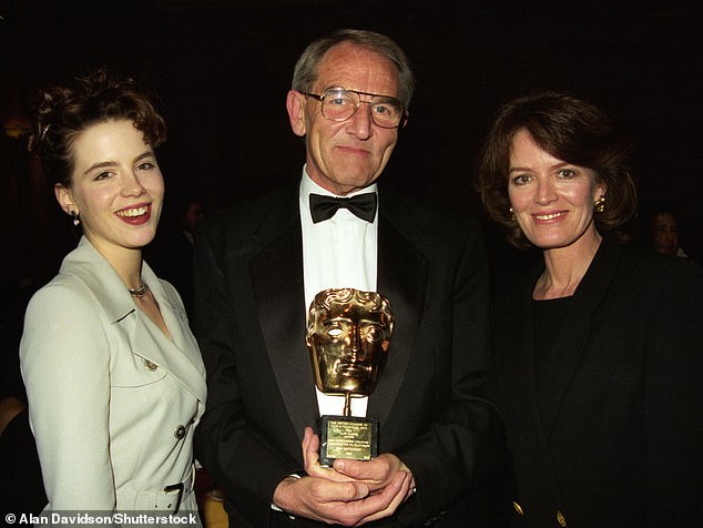 The actress was left distraught earlier this week after being told that Roy, who was awarded the Alan Clarke Award by BAFTA in 1996, may not be included in the In Memoriam segment of the awards ceremony at next month's London event (pictured with her mother Judy Loe)