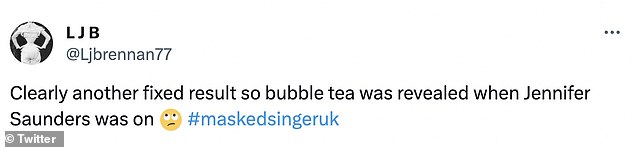 1705786480 743 The Masked Singer UKs Bubble Tea is unveiled as Absolutely
