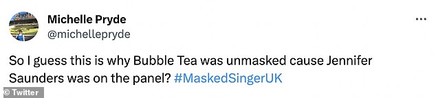 1705786484 69 The Masked Singer UKs Bubble Tea is unveiled as Absolutely