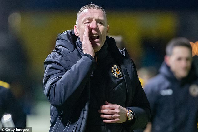 Newport boss Graham Coughlan described United as the biggest game in the club's history