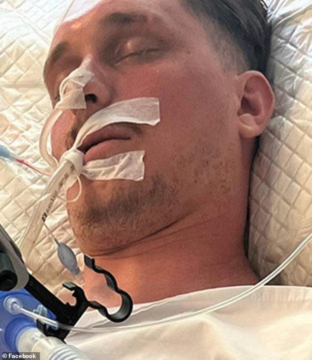 Kevin Malligan (pictured) was declared brain dead and his family made the heartbreaking decision to turn off his life support