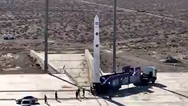 Analysis of the footage suggested the launch took place at the Guard's launch pad on the outskirts of the city of Shahroud