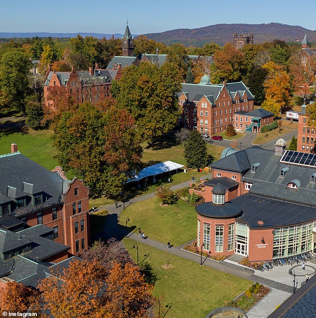 The protest demanded that UMass cut ties with defense contractor Raytheon Technologies, a producer of missile components for Israel's Iron Dome.