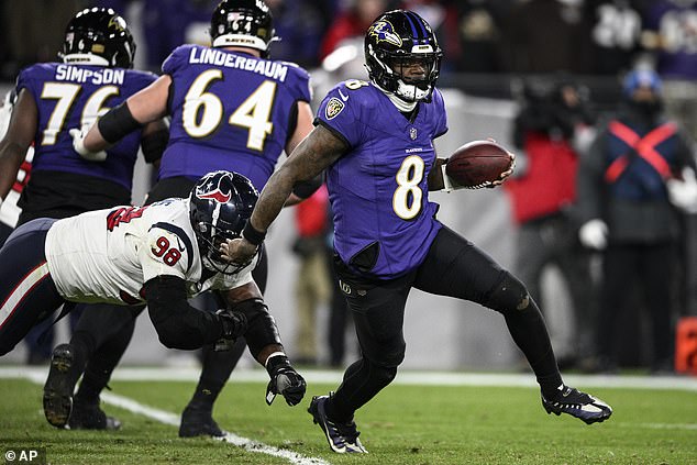 MVP candidate Lamar Jackson led the Ravens to a win, recording four total touchdowns