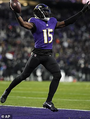 Baltimore Ravens wide receiver Nelson Agholor