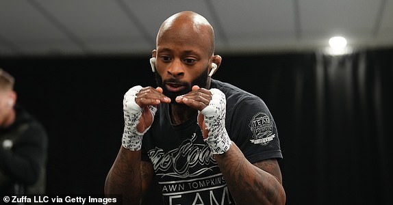 TORONTO, ONTARIO – JANUARY 20: Canada's Malcolm Gordon warms up ahead of his fight during the UFC 297 event at Scotiabank Arena on January 20, 2024 in Toronto, Ontario.  (Photo by Cooper Neill/Zuffa LLC via Getty Images)