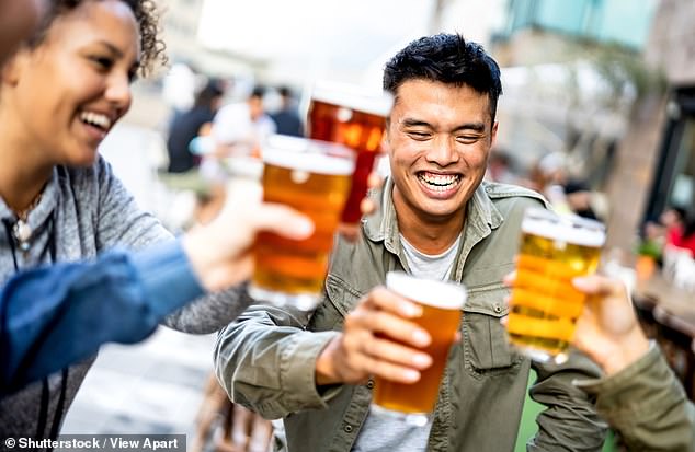 In stark contrast, only 13 percent of over-25s said they were teetotal