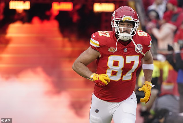 Travis Kelce laughed at the memory of his father throwing his 2002 CD out the window