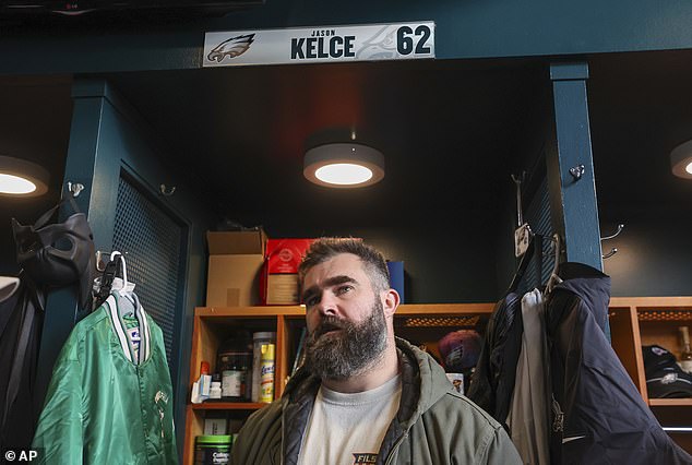 Jason Kelce has not revealed his future plans in football following Monday's Eagles playoff exit