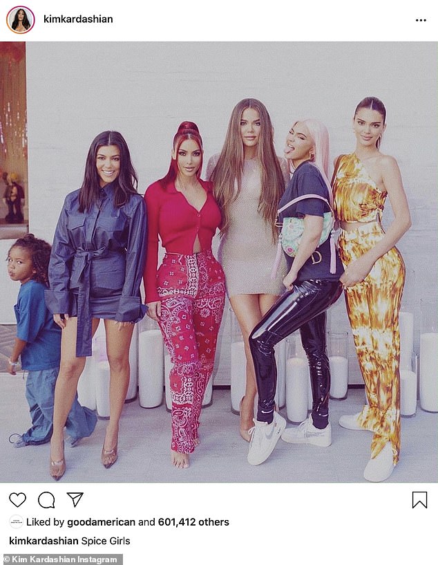In 2020, she uploaded a photo with her sisters, captioning it 