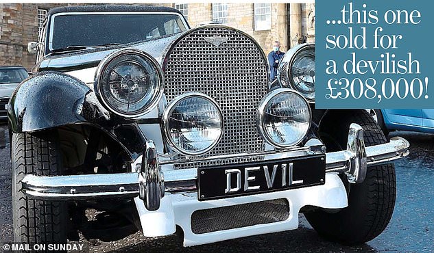 Smokin': The DEV 1L license plate of Cruella De Vil's iconic car was sold by the DVLA in 2021 for £308,253