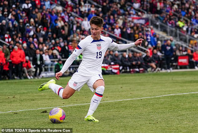 America also started with a record seven of the eleven players making their international debuts