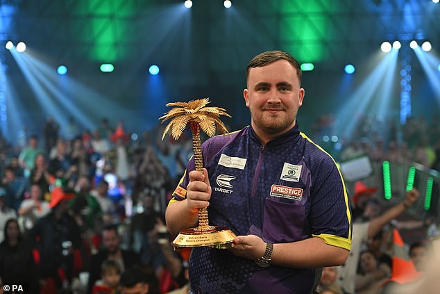 The youngest defeated Michael van Gerwen in the final and won the Bahrain Masters and the prize money