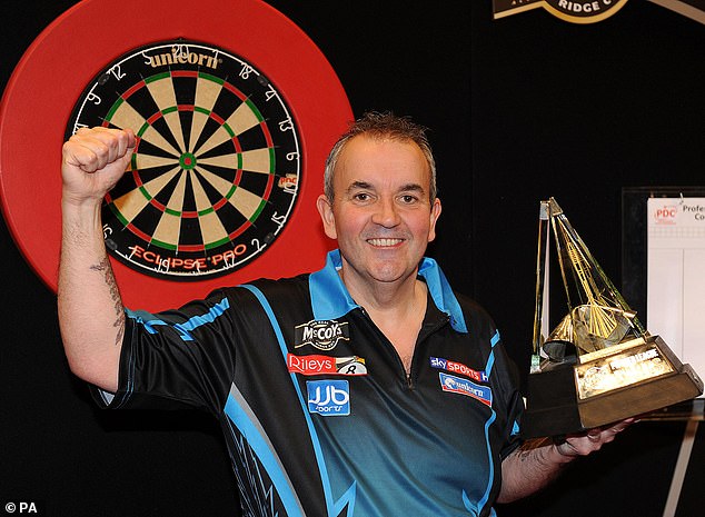 Littler is now only the second player ever to hit a nine-darter in the World Series, after the legendary Phil Taylor (photo)