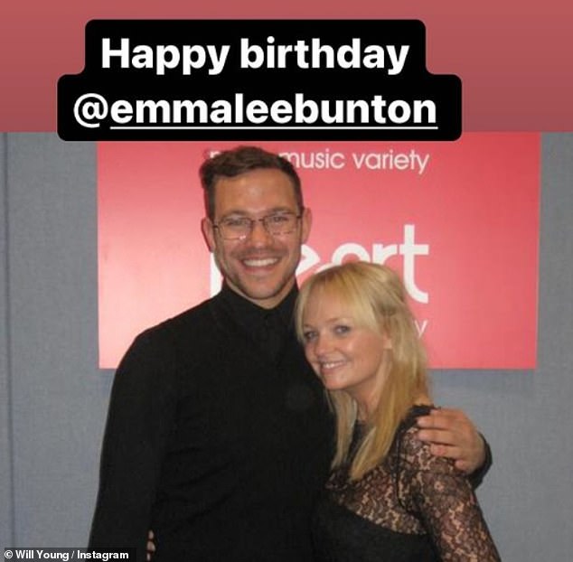 Will Young shared a sweet throwback snap with the singer to celebrate her happy birthday