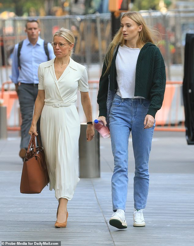 Catherine, 52, has had some big clients in the past, including Sophie Turner who she helped through her divorce from Joe Jonas (pictured with Sophie last year)