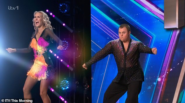 The duo performed an incredible Cha-cha-cha to Shakira's Try Everything, and fans were as happy with Nathan's sassy personality as they were with their audition.