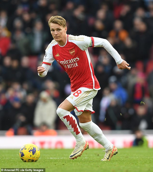 Odegaard is Arsenal's captain and it seems he dictates their set-piece play