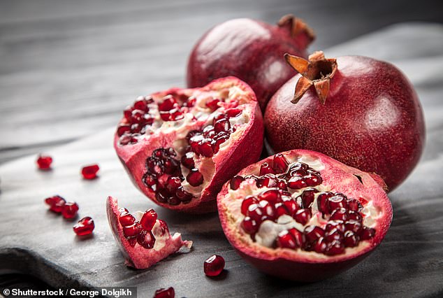 Pomegranates are packed with antioxidants, which can neutralize free radicals, says Alayna