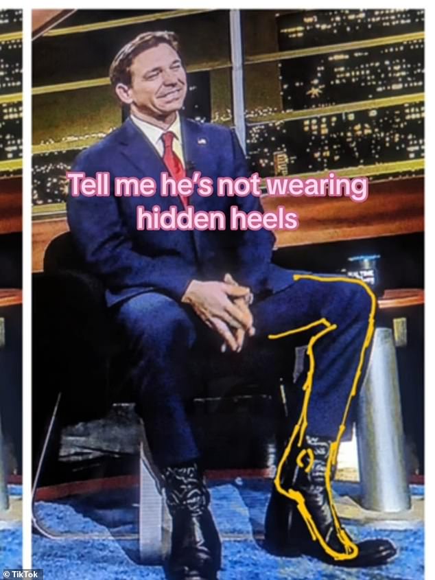 The 2024 presidential candidate faced rumors that he was wearing hidden high heels in his cowboy boots.  Politico Magazine later published a story supporting this claim