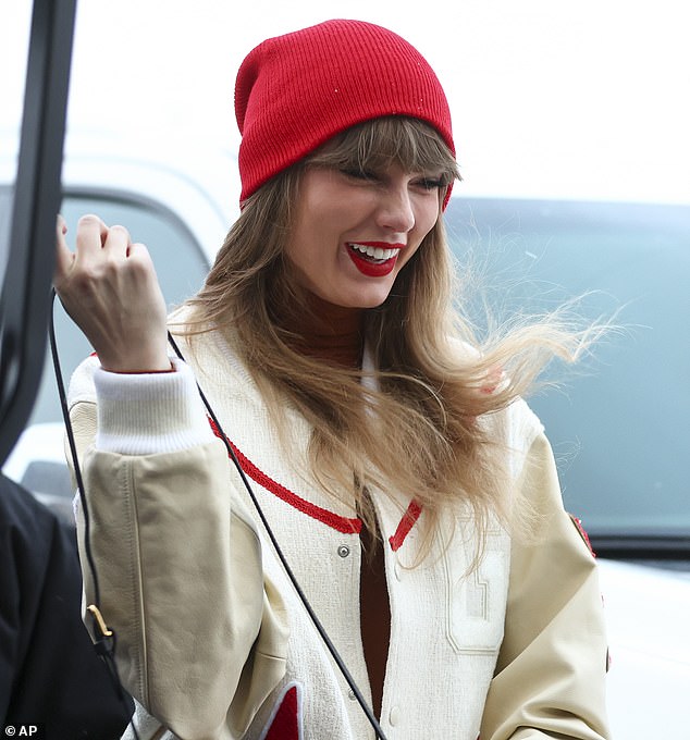 Taylor's purchase of the piece is tied to charity, as all proceeds from the jacket sale will go to the Watts Labor Community Action Committee