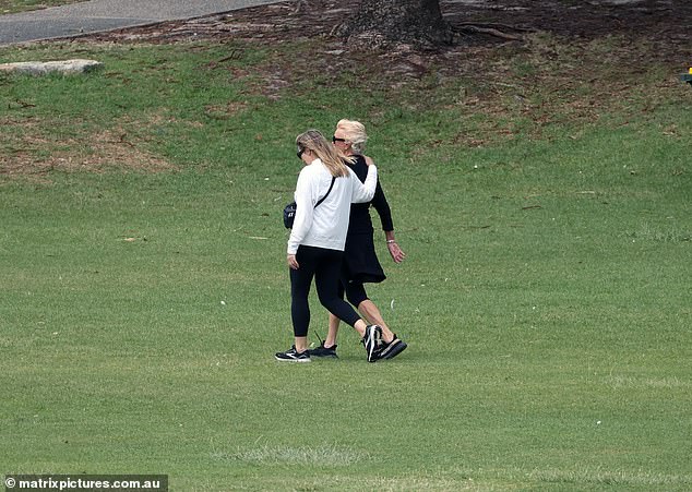 Deborra-Lee's friend did her best to offer the actress some comfort during her heartbreak