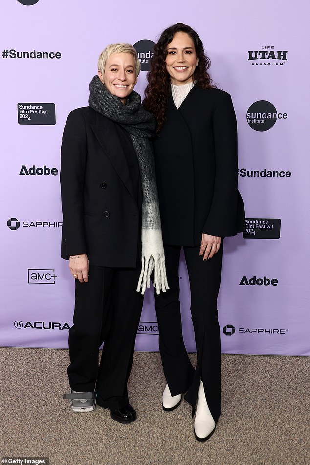 Megan Rapinoe and Sue Bird at the premiere of Sue Bird: In The Clutch at Sundance on Sunday