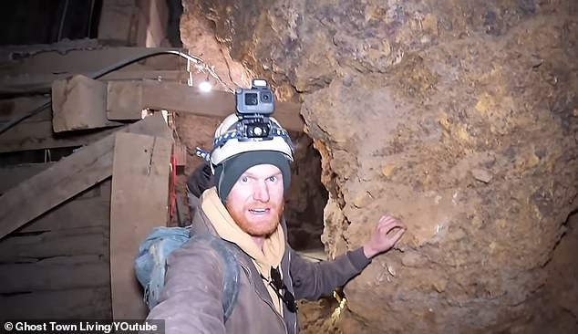 Brent spends some time exploring the abandoned mines around which the 22-building town is built