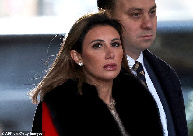 Trump's lawyer Alina Habba walked with the former president to his motorcade to go to court last week