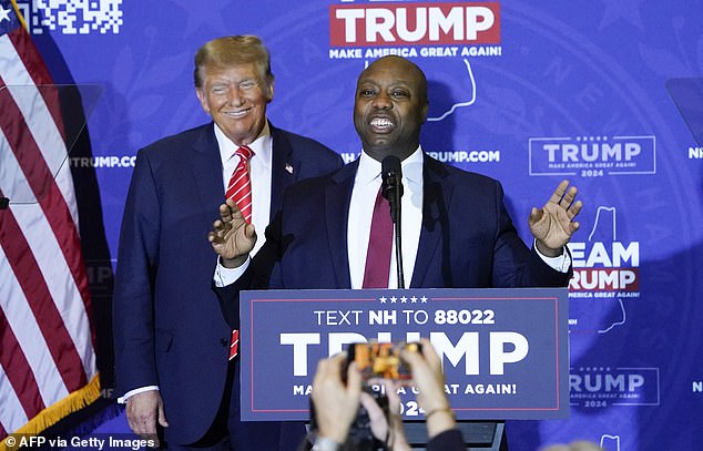 Sen. Tim Scott earned 14%, coming in second among those who want him as vice president