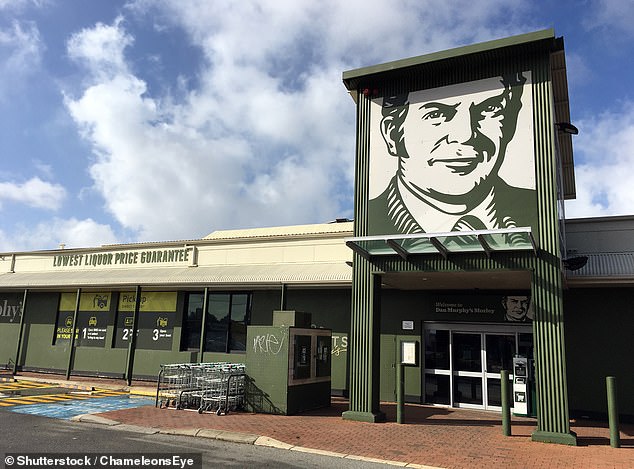 Major Australian liquor store chains Dan Murphy's, BWS, Liquorland and Vintage Cellars are all open for business on Australia Day.  A Dan Murphy's store in Perth is pictured