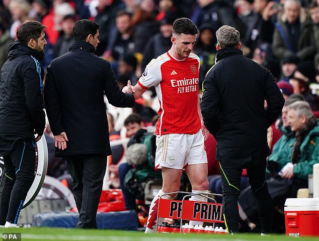 The midfielder limped off in Arsenal's 5-0 win over Crystal Palace but confidence is growing he was not damaged