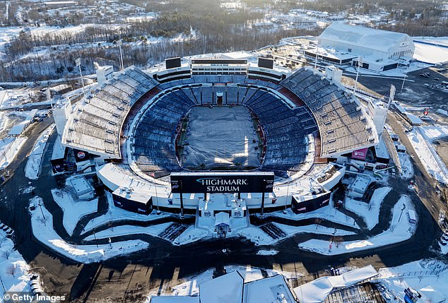 Eerie County, owner of Highmark Stadium, denied the claims after the Chiefs' win