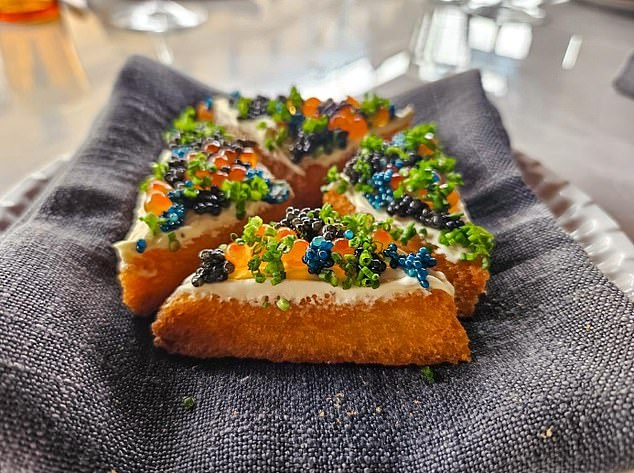 Chic Circular Quay restaurant is also offering customers fairy bread (pictured), Braised Kangaroo Tail and Salsa Vietnamita on Friday