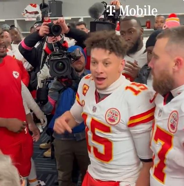 Patrick Mahomes and the Chiefs were unsurprisingly in good spirits afterwards