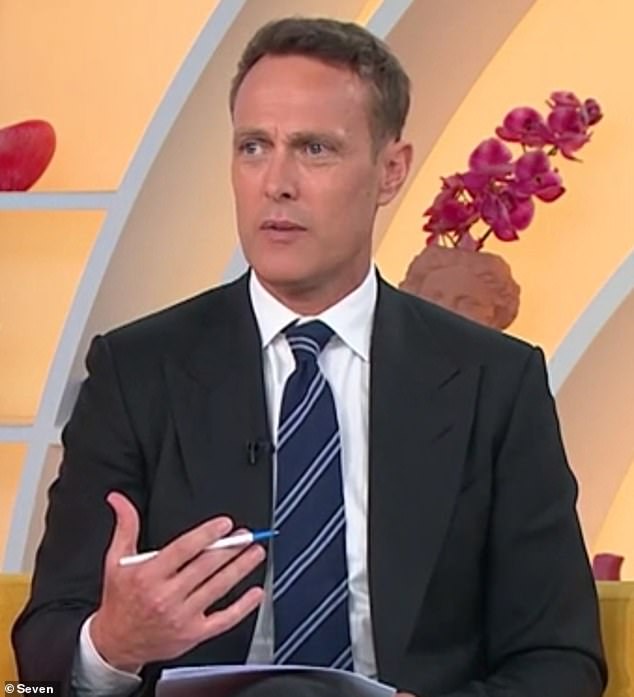 Channel Seven has since confirmed that Shrivo (pictured) will be back on Sunrise on Wednesday morning after enjoying his holiday and completing an assignment on the show.