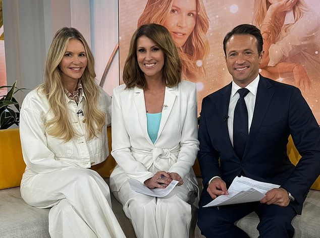 Meanwhile, some fans were happy to see a new face in Shirvo's place, with many suggesting Matt Doran would take his place for good.  Pictured with Elle Macpherson (left)