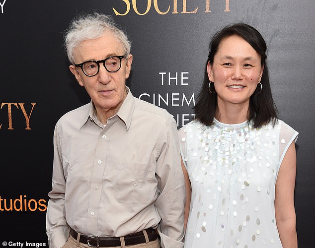 Allen and his wife Soon-Yi are pictured in New York City in 2016