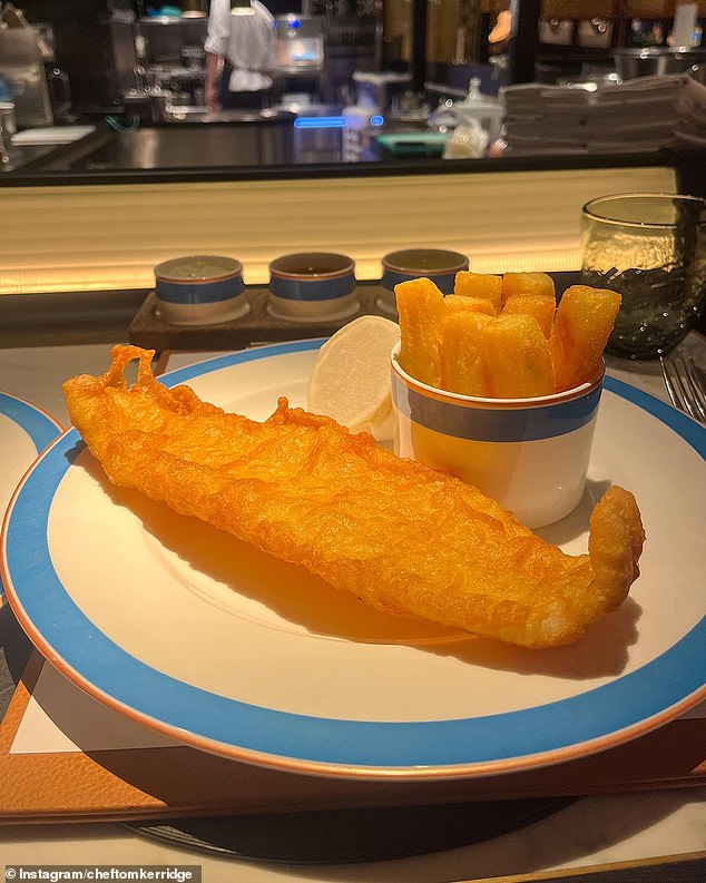 Some of his fish and chips meals sell for $71